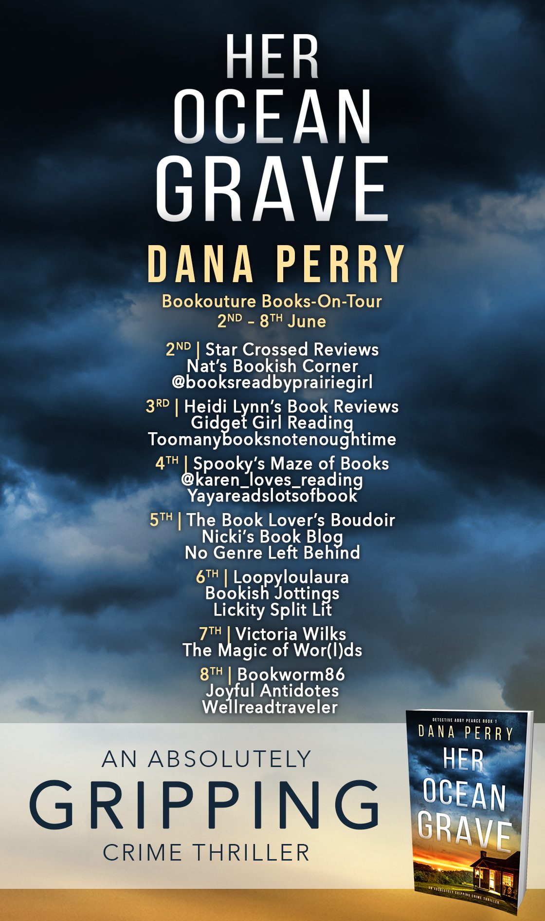 Her Ocean Grave blog tour banner