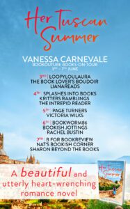 Her Tuscan Summer blog tour banner