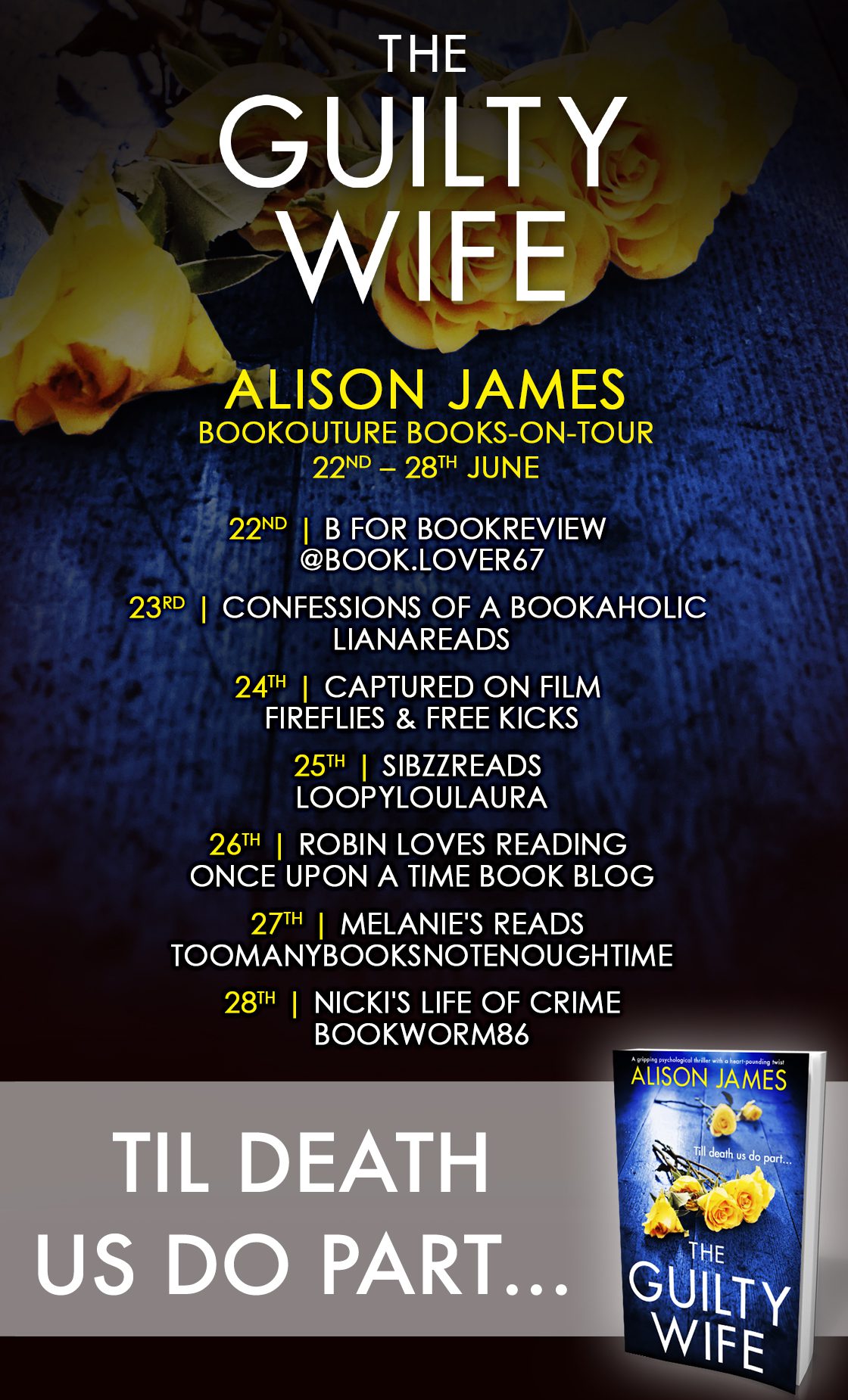 The Guilty Wife blog tour banner