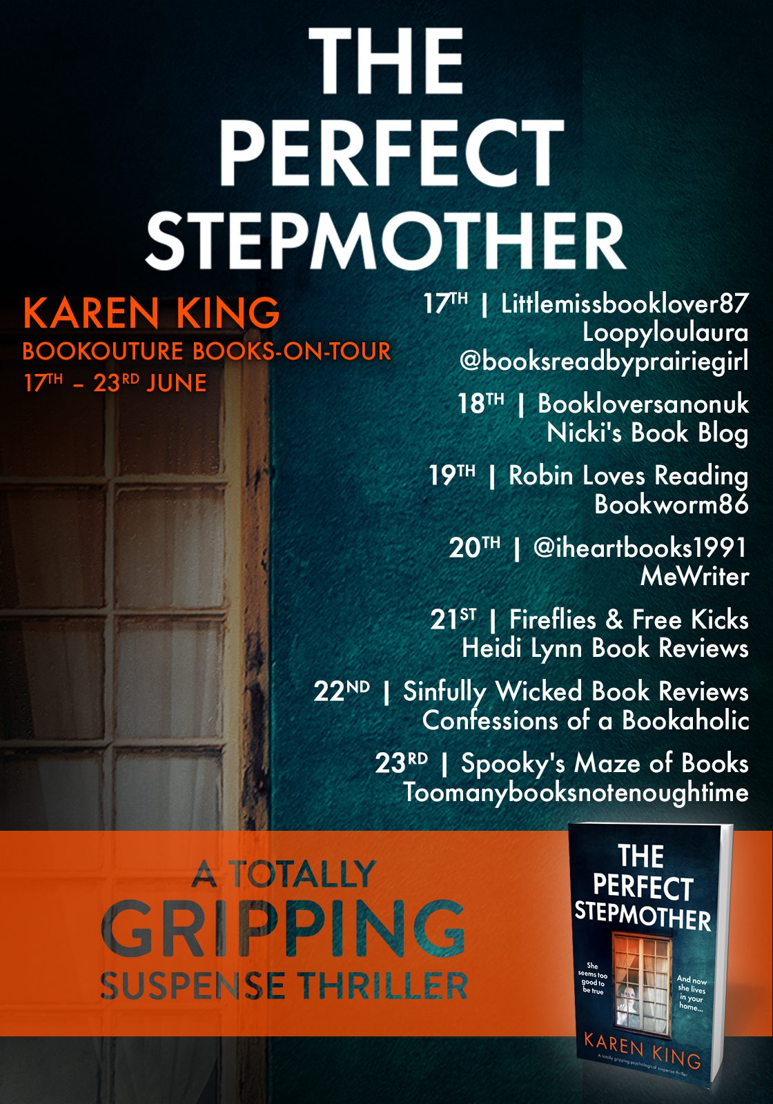 The Perfect Stepmother blog tour banner
