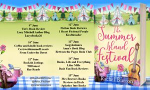The Summer Island Festival blog tour banner