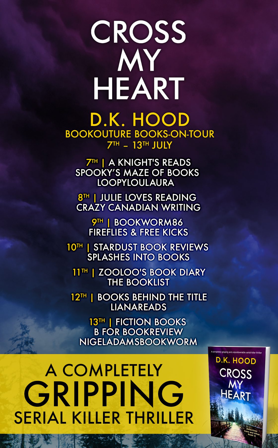 Cross My Heart blog tour banner