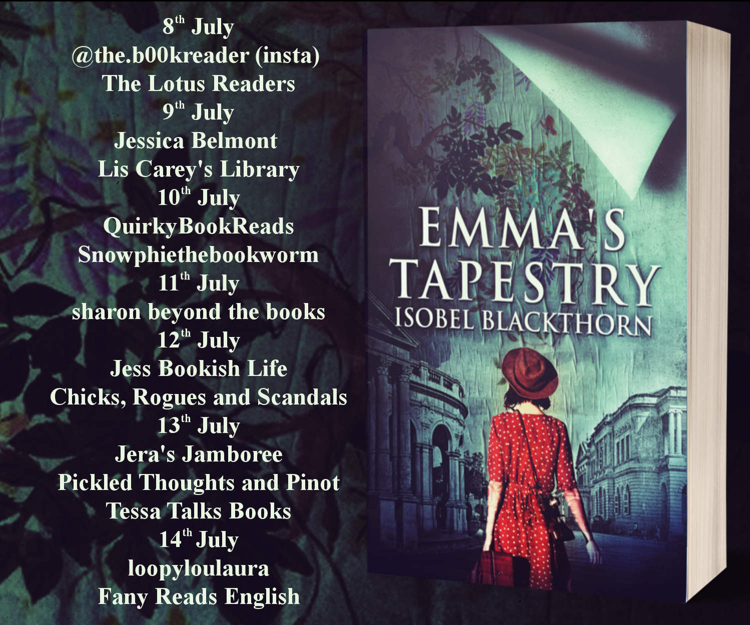 Emma's Tapestry blog tour banner