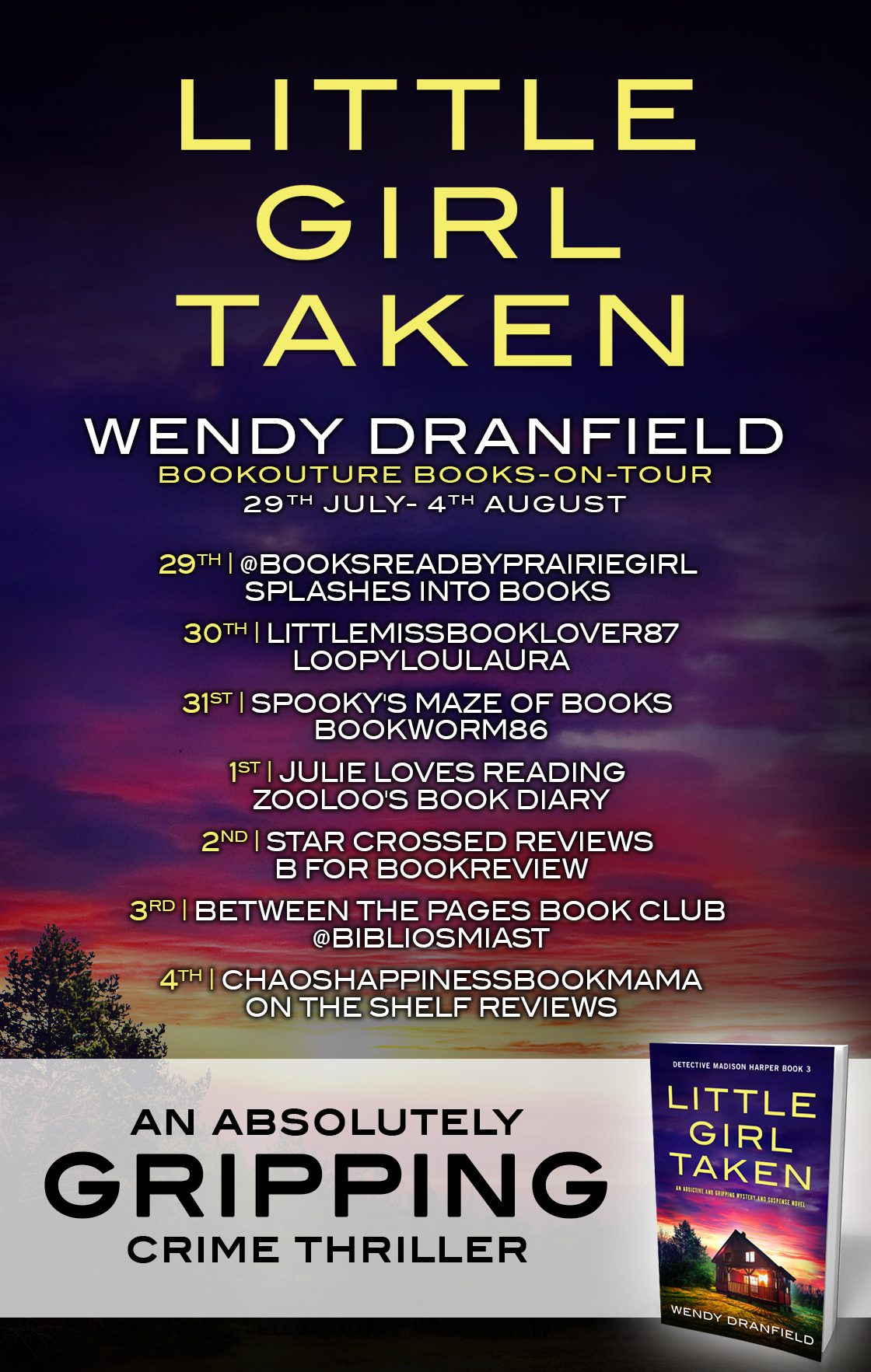 Little Girl Taken blog tour banner