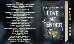 Love Me Tender blog tour banner