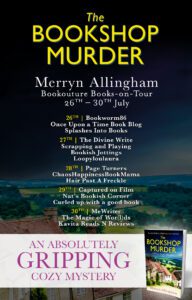 The Bookshop Murder blog tour banner