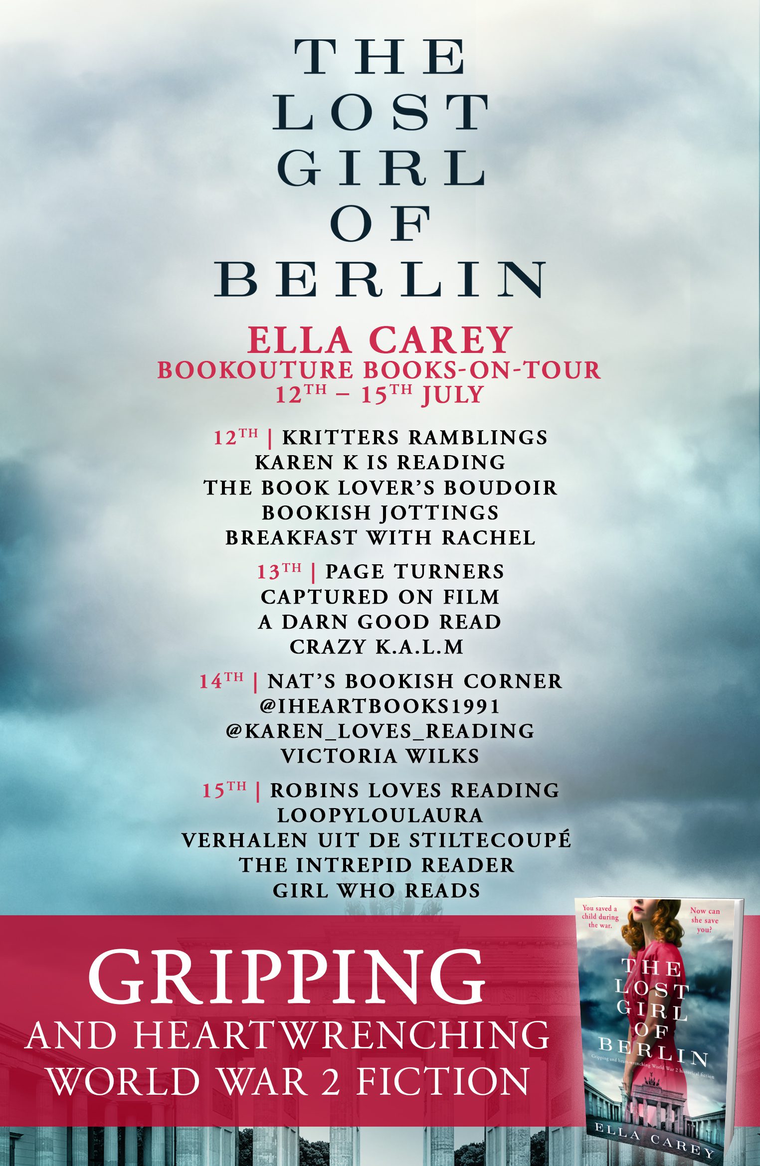 The Lost Girl of Berlin blog tour banner