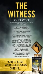 The Witness blog tour banner
