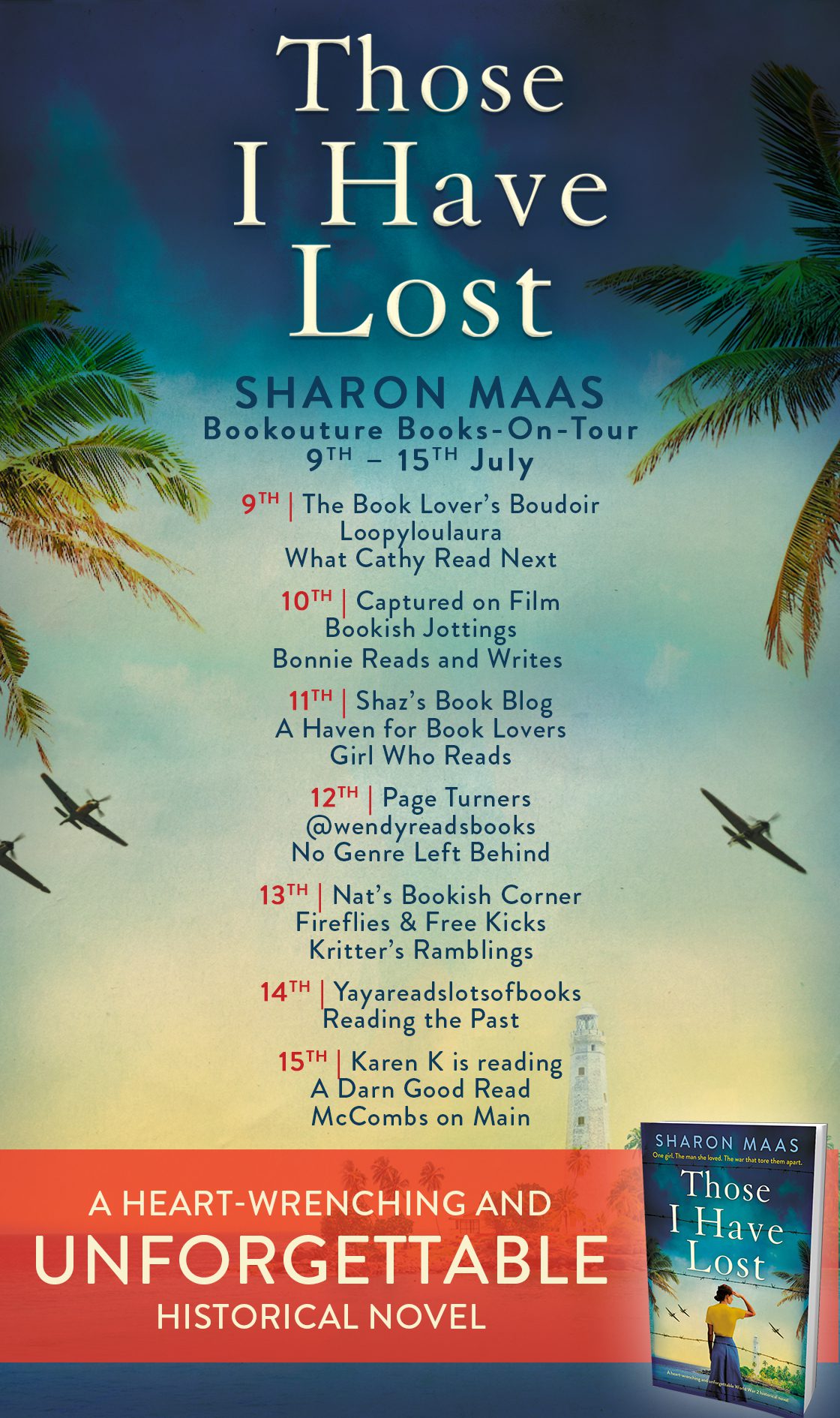Those I Have Lost blog tour banner