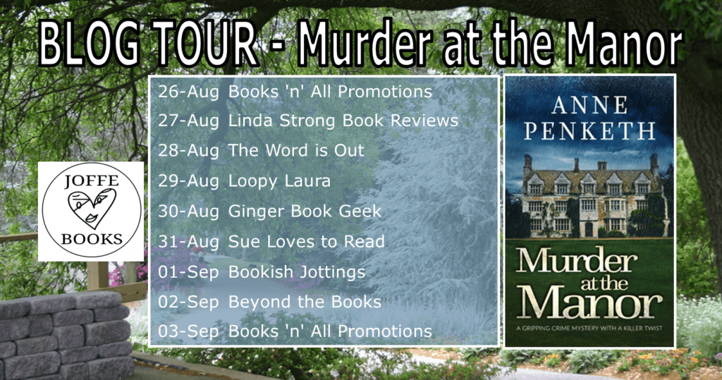 Murder at the Manor blog tour banner