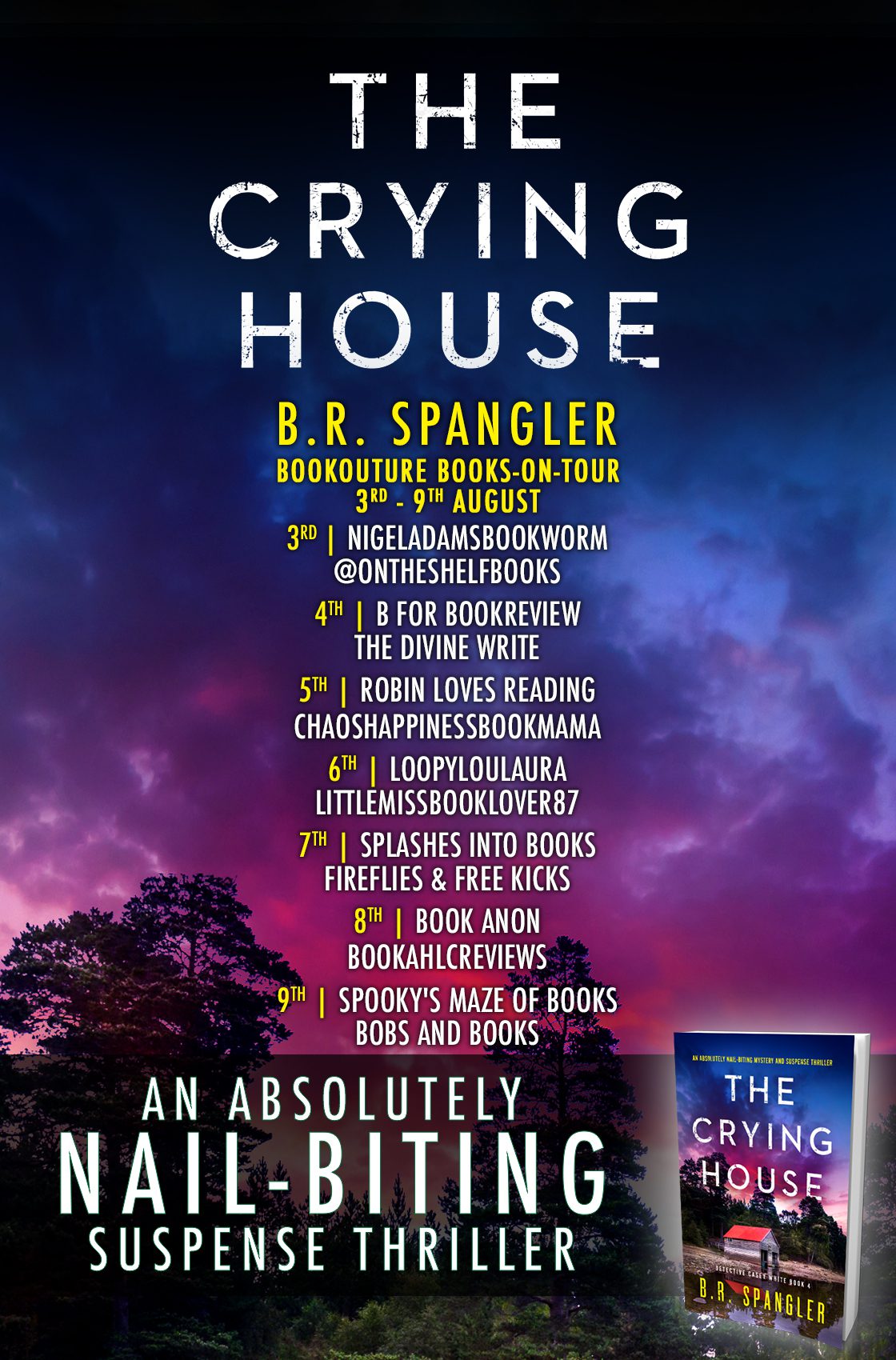The Crying House blog tour banner