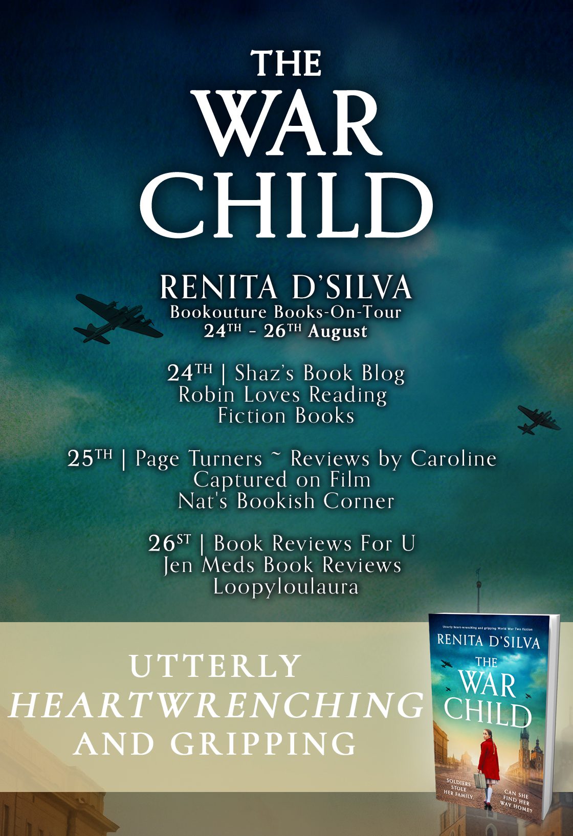 The War Child blog tour banner