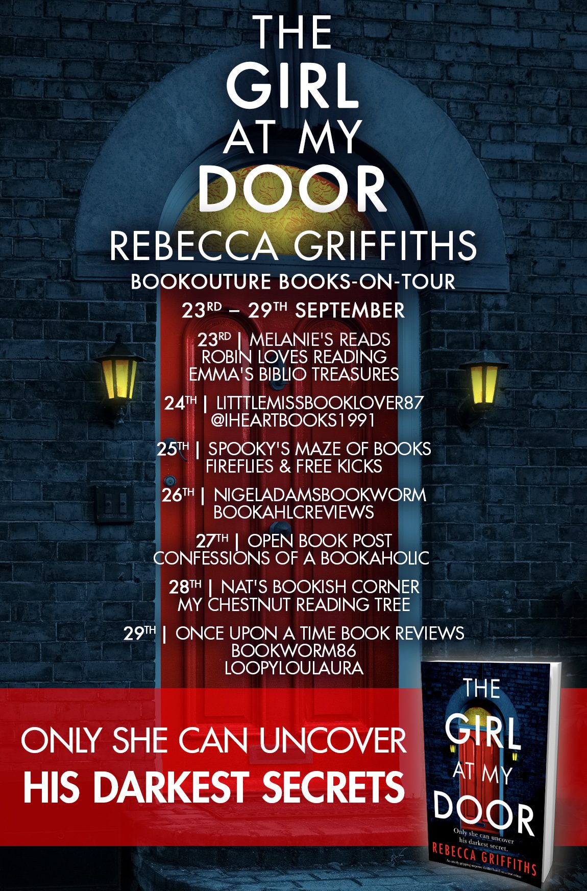 The Girl At My Door blog tour banner