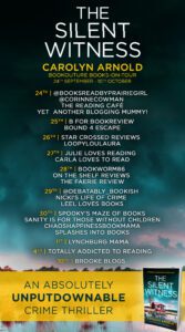 The Silent Witness blog tour banner