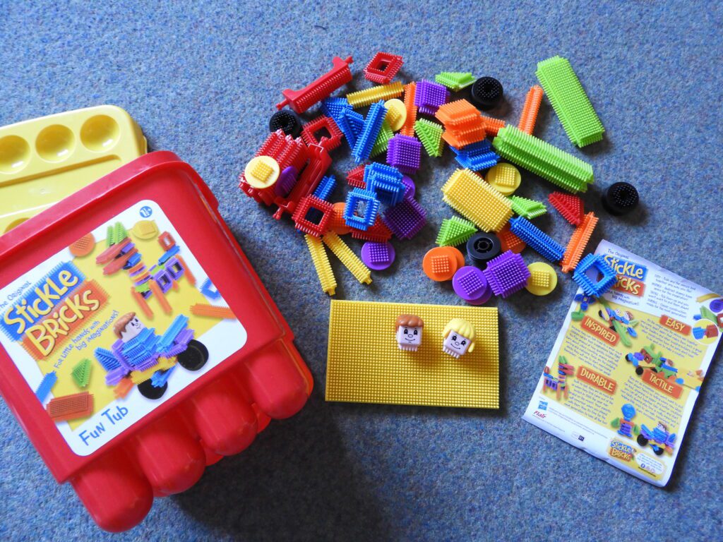 Stickle Bricks Bumper Fun The Original 98 Pieces  Imaginative Construction Toy 