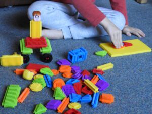 Stickle Bricks design and sorting