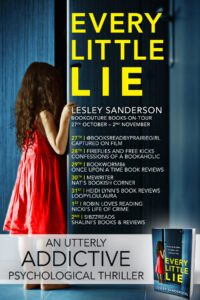 Every Little Lie blog tour banner