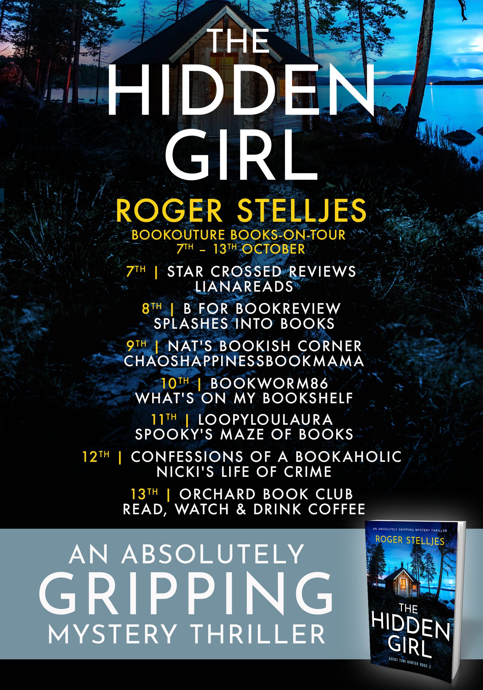 The Hidden Girl blog tour banner