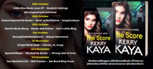 The Score blog tour banner