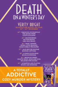 Death on a Winter's Day blog tour banner