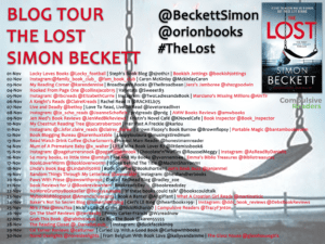 The Lost blog tour banner