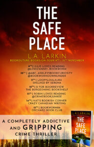 The Safe Place blog tour banner