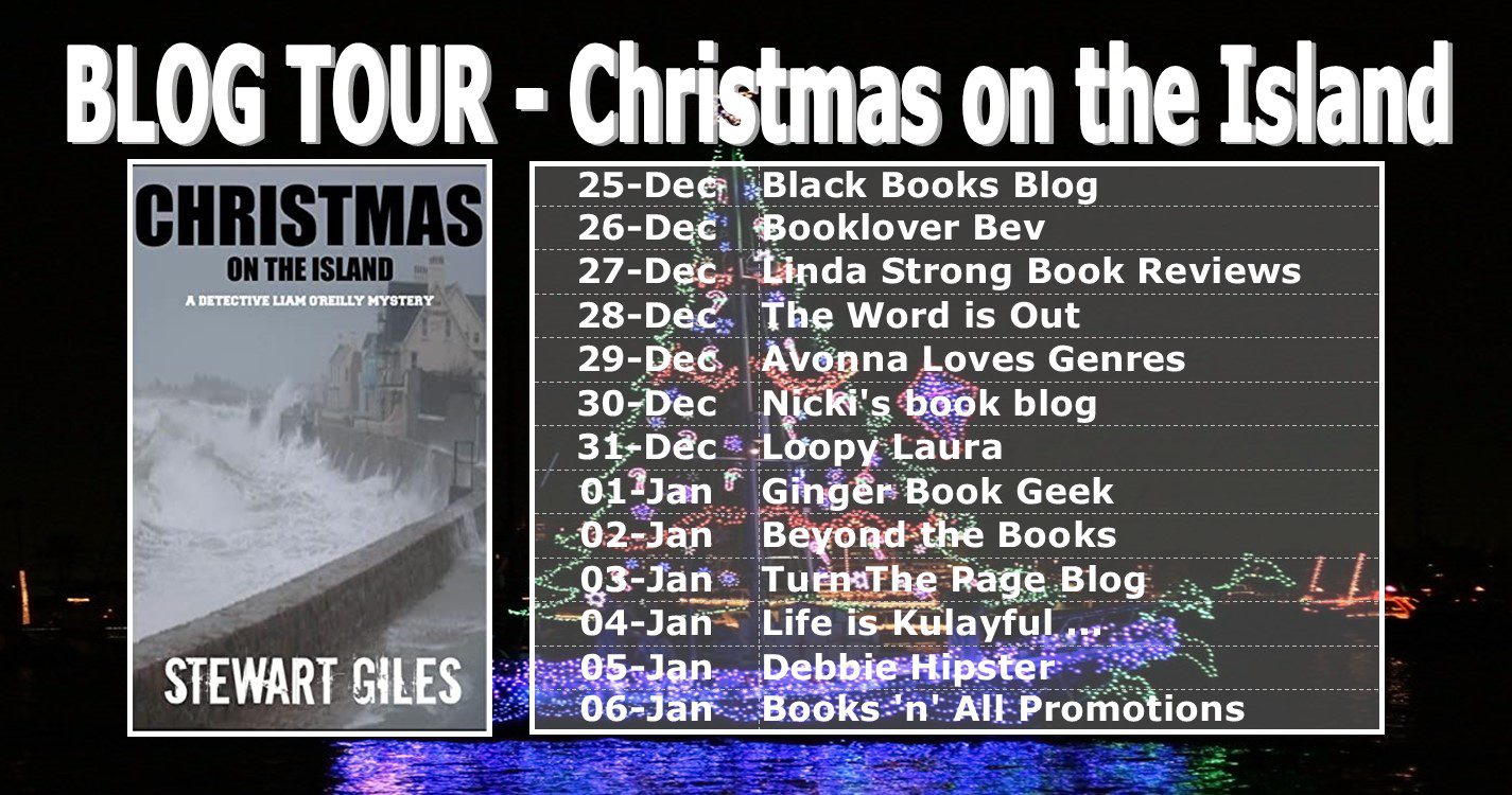 Christmas on the Island blog tour banner