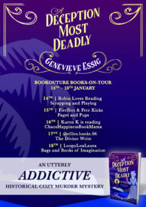 A Deception Most Deadly blog tour banner