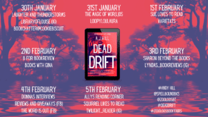 Dead Drift blog tour banner