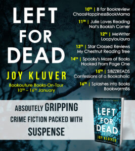 Left For Dead blog tour banner