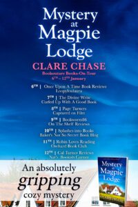 Mystery at Magpie Lodge blog tour banner