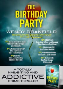 The Birthday Party blog tour banner