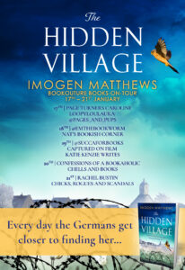 The Hidden Village blog tour banner