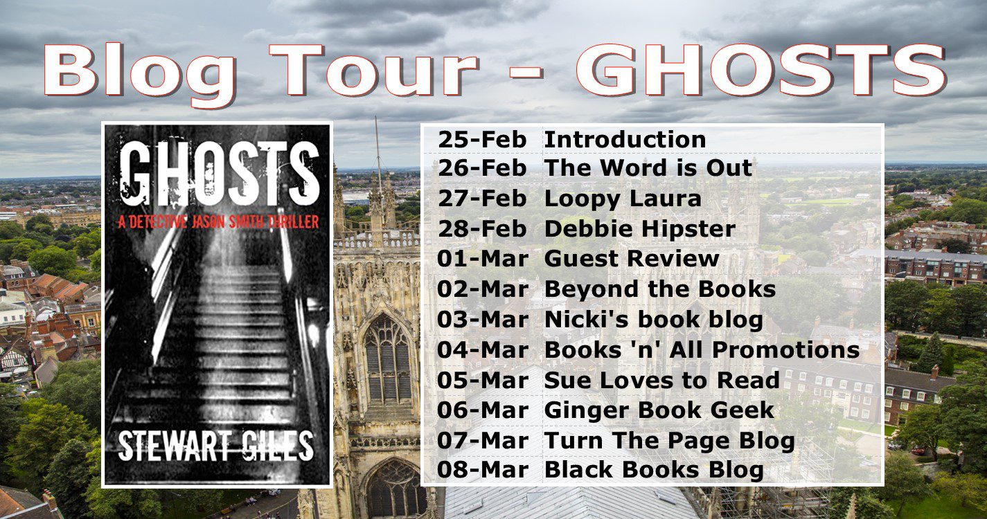 Ghosts blog tour banner