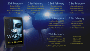 If She Wakes blog tour banner