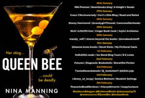 Queeb Bee blog tour banner