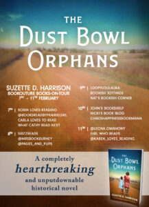 The Dust Bowl Orphans blog tour banner