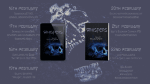 Whispers blog tour banner