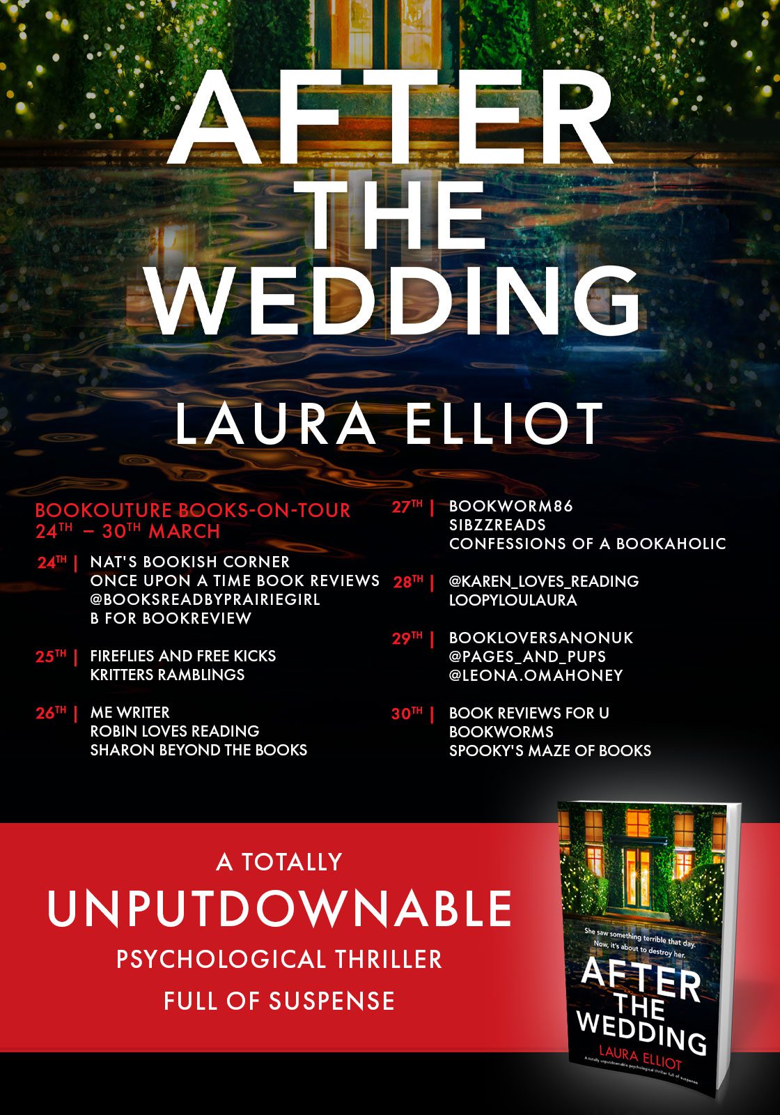 After The Wedding blog tour banner