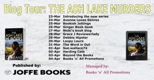 The Ash Lake Murders blog tour banner