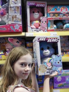 Finding Dream Bright Care Bear in store