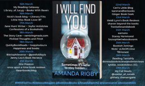 I Will Find You blog tour banner