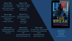 The Break blog tour banner