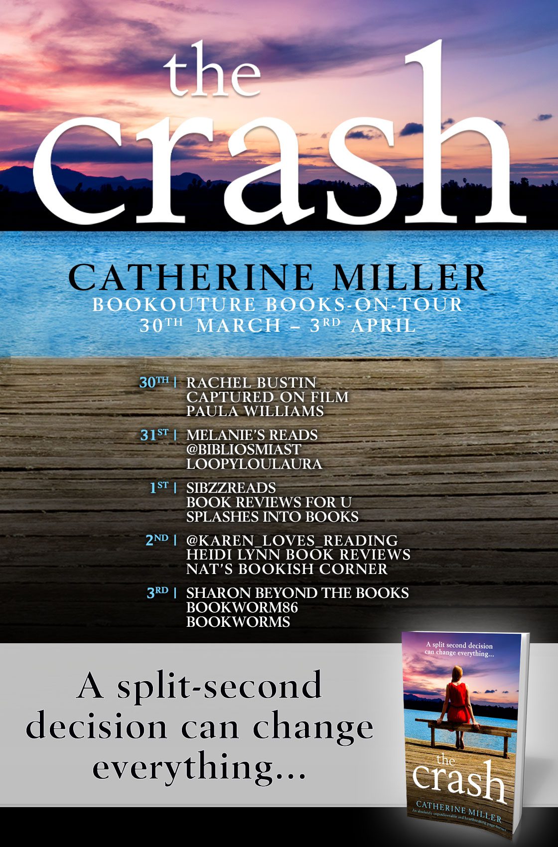 The Crash blog tour banner