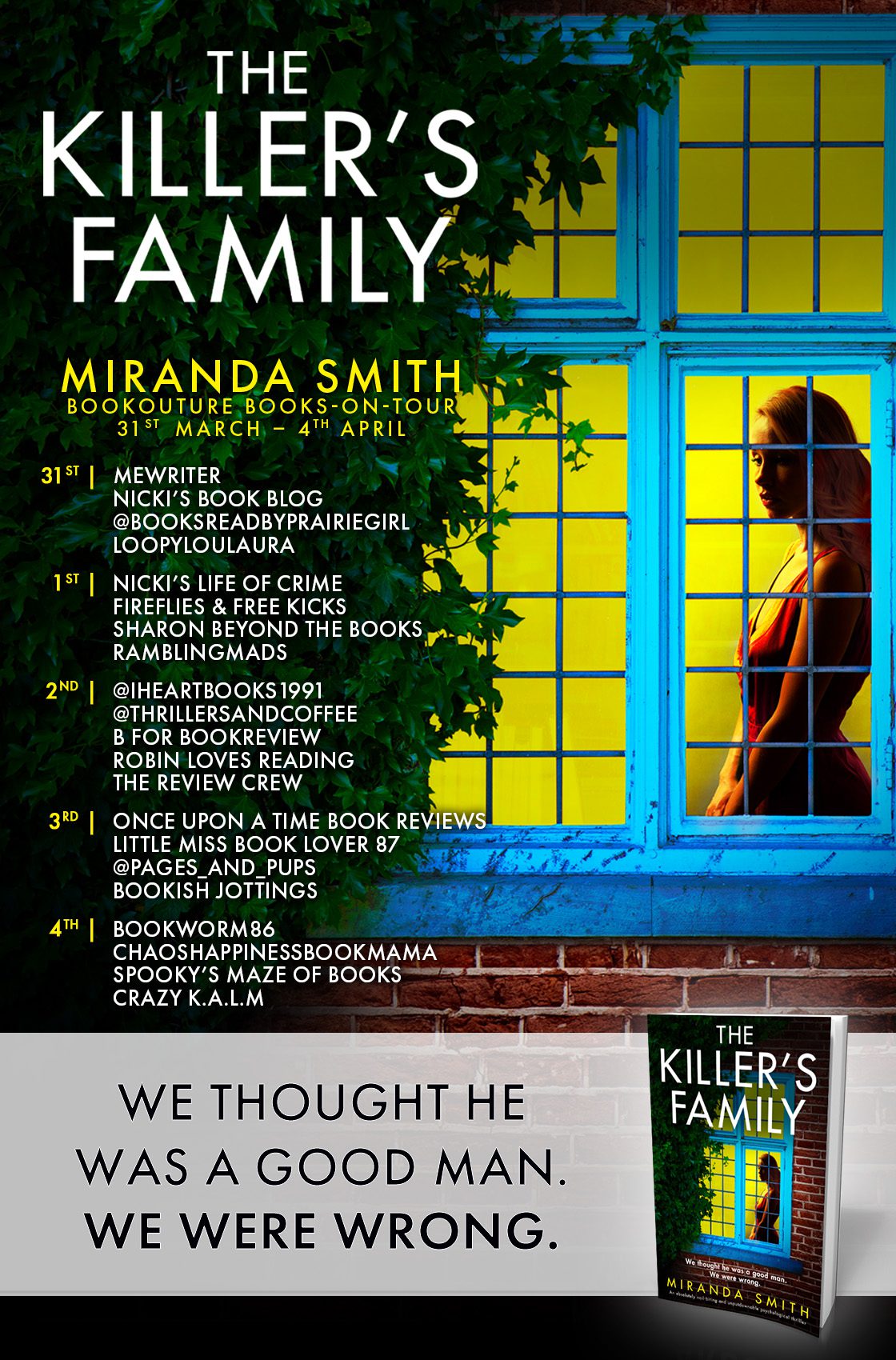 The Killer's Family blog tour banner
