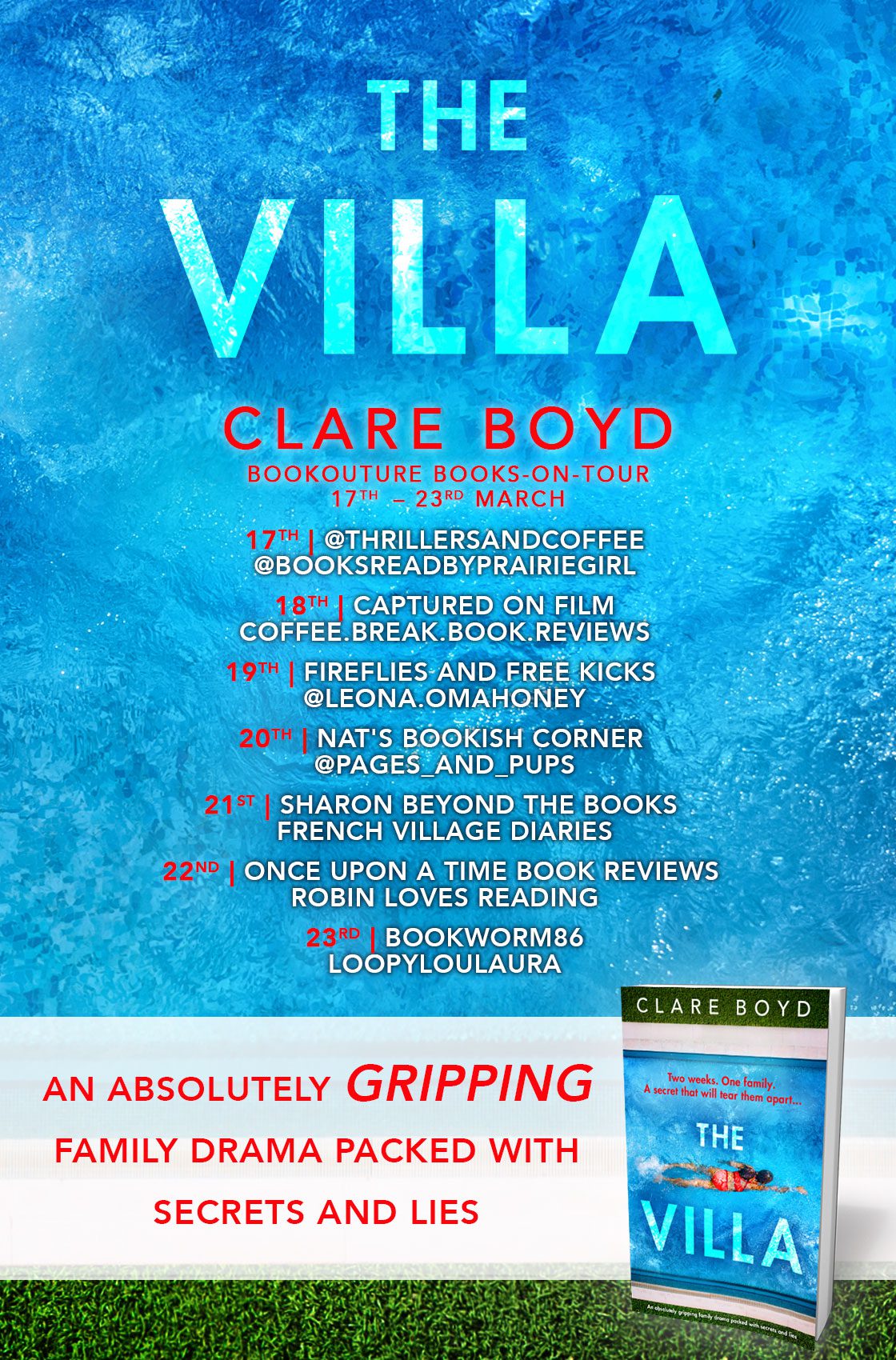 The Villa blog tour banner