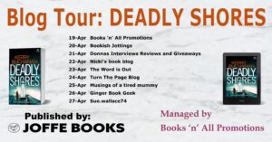 Deadly Shores blog tour banner