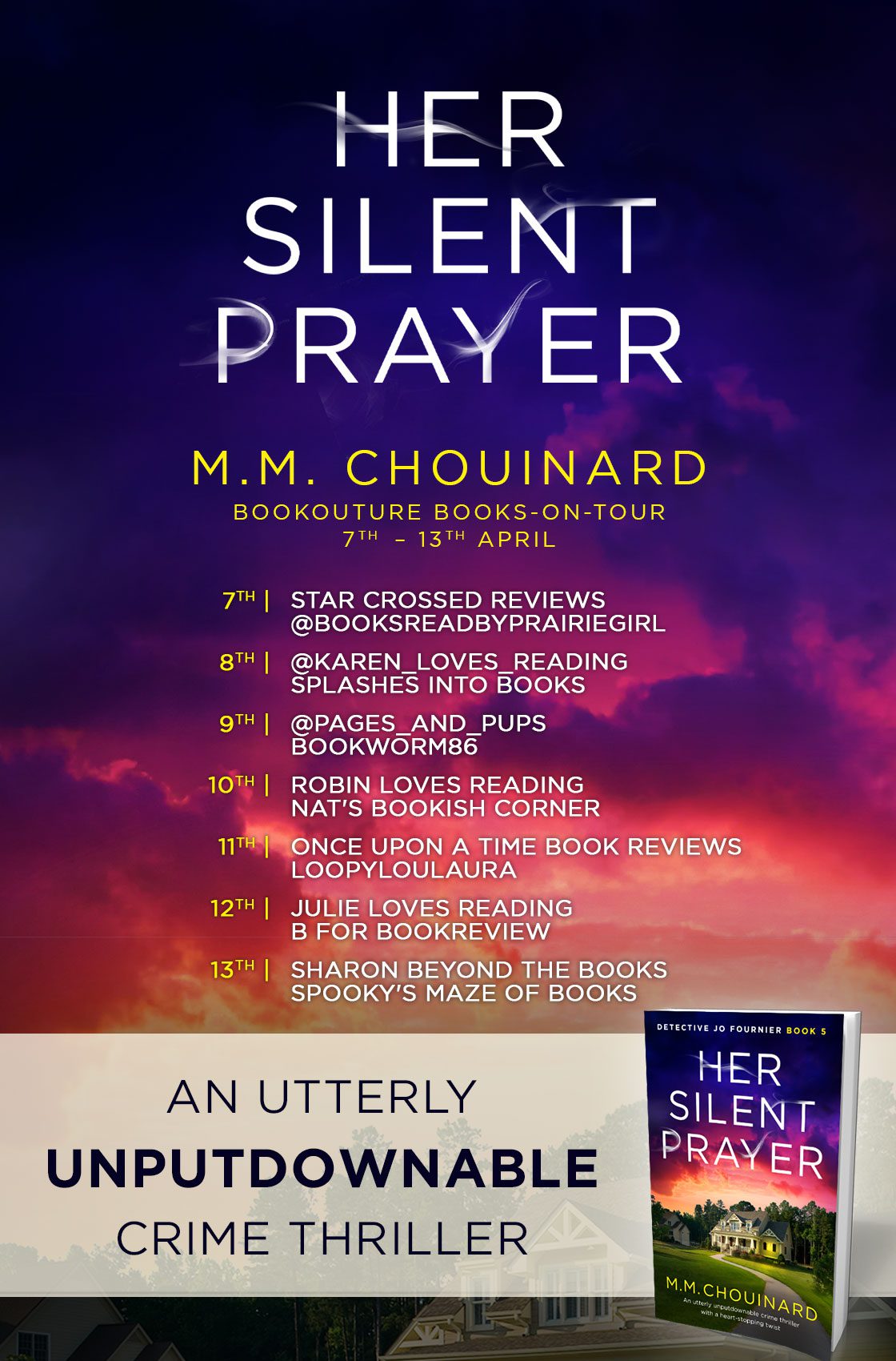 Her Silent Prayer blog tour banner