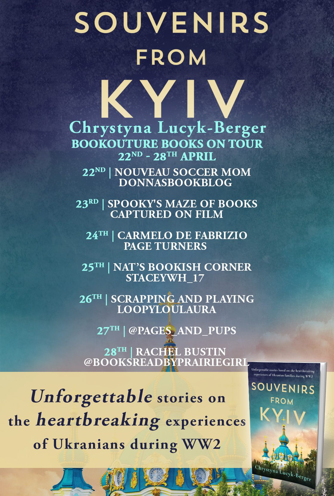 Souvenirs From Kyiv blog tour banner