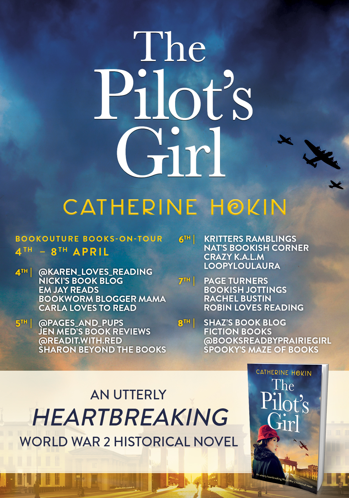 The Pilot's Girl blog tour banner